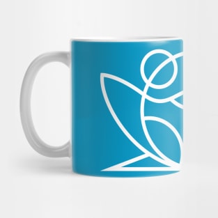 Geometric Frog - White Mug